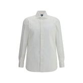 Finamore White Cotton Dress Shirt